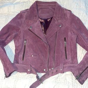 BlackNYC suede Moto jacket